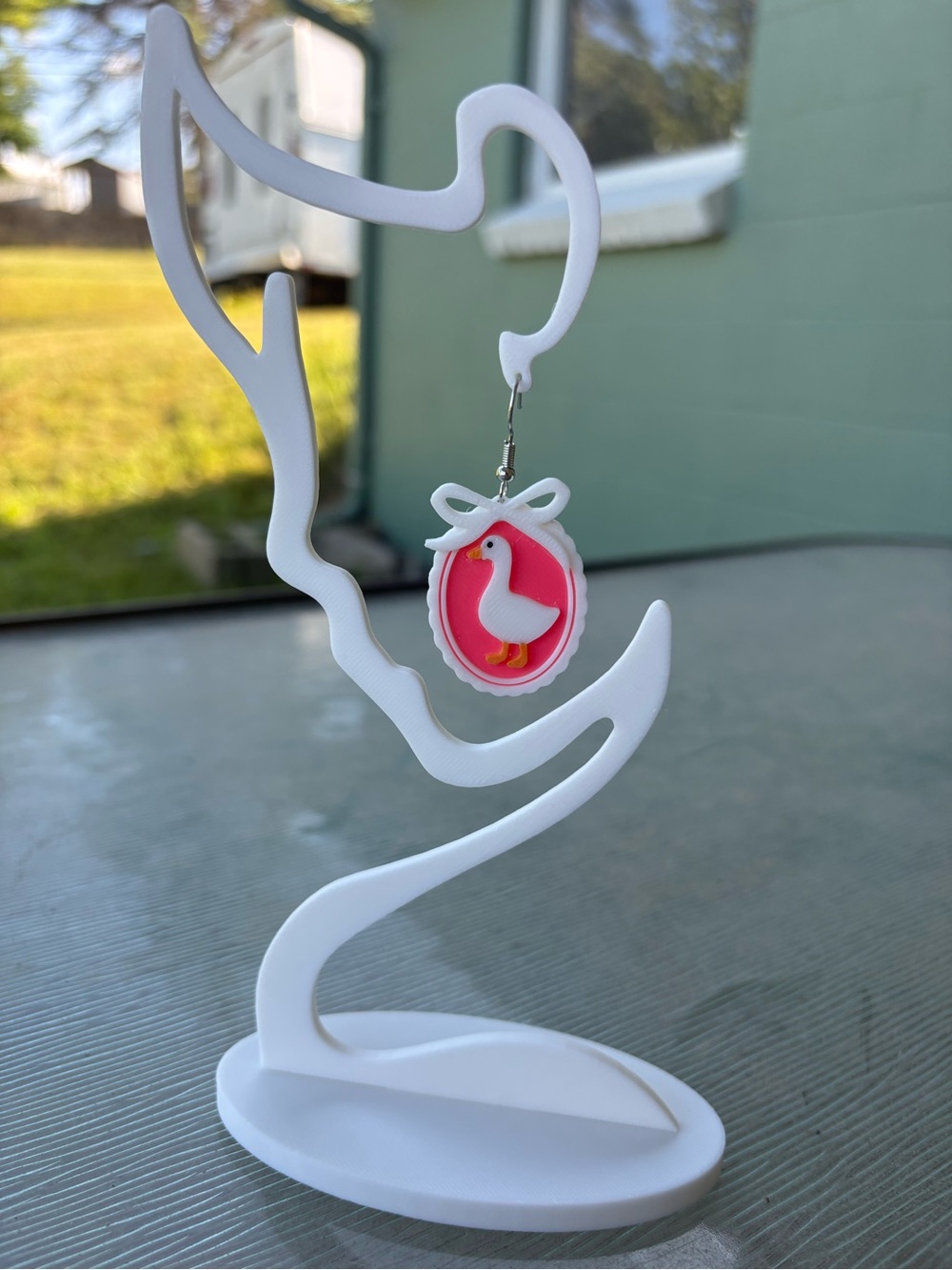 Goose earrings